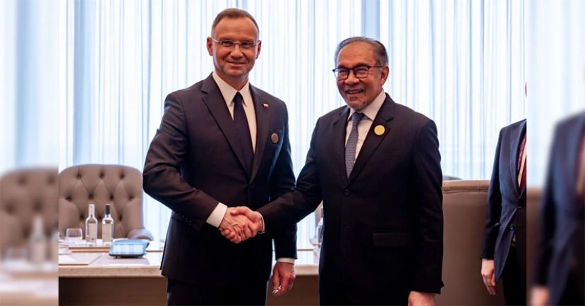 安华明日在首相署波兰总统杜达   讨论加强包括贸易投资、国防工业、农业、清真食品和农产品