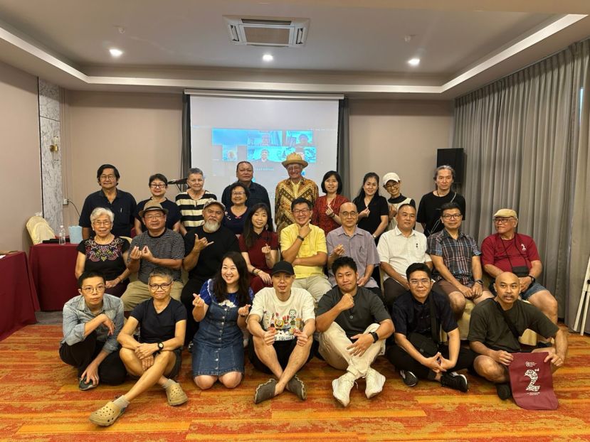 杨础源蝉联会长职继续带领砂拉越艺术家协会