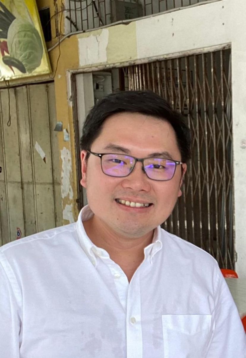 人联党古晋支部青年团团长黄笃荣.