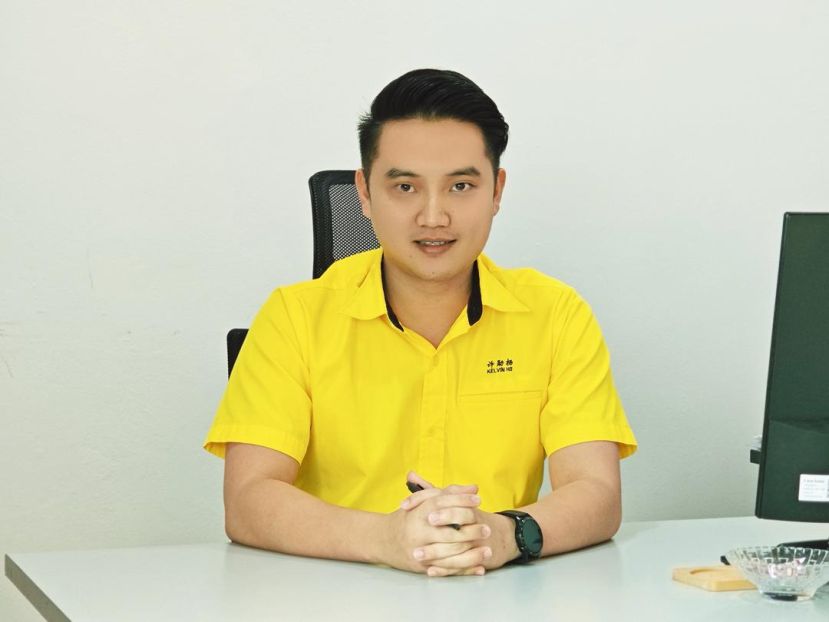 砂人联党埔奕支部青年团团长许勋扬。