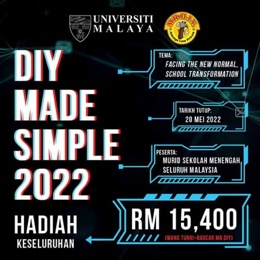 &rdquo;DIY Made Simple&rdquo;竞赛第6年回归!MR. D.I.Y.表示现在开始征集参赛作品。