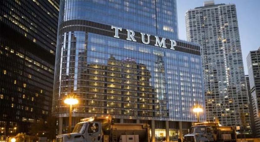 位于芝加哥的特朗普大厦。