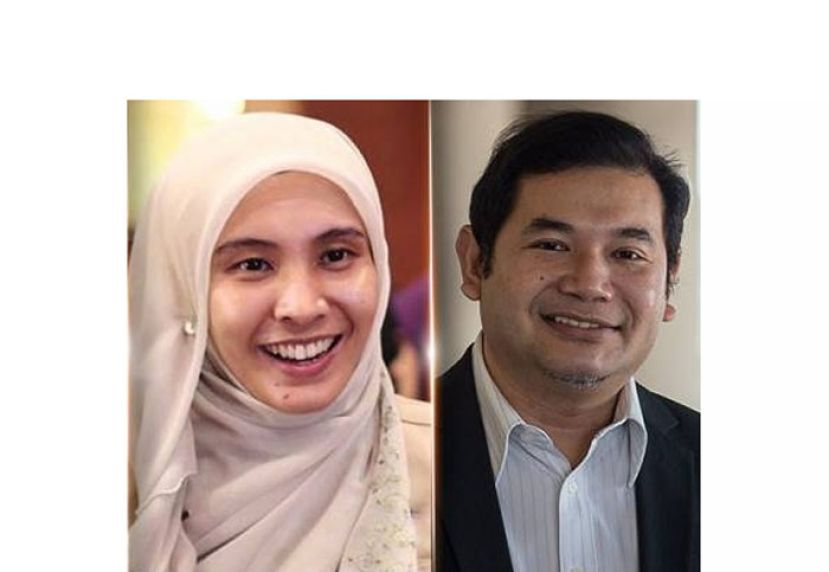 努鲁依莎(左)与拉菲兹。