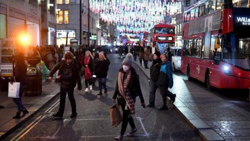 牛津街的逛街人潮。