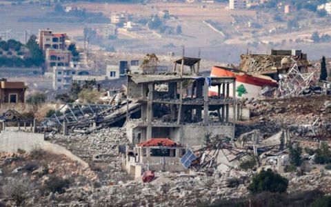 以色列袭黎巴嫩。