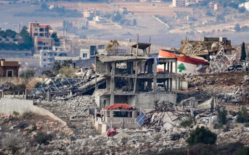 以色列袭黎巴嫩。