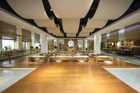 孔子研究院一楼&ldquo;生活中的优秀传统文化&rdquo;体验区。