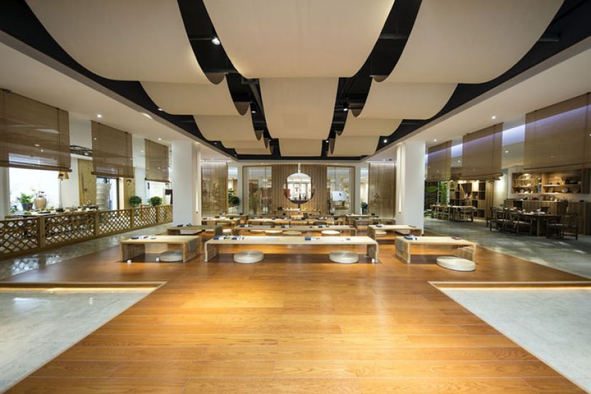 孔子研究院一楼&ldquo;生活中的优秀传统文化&rdquo;体验区。