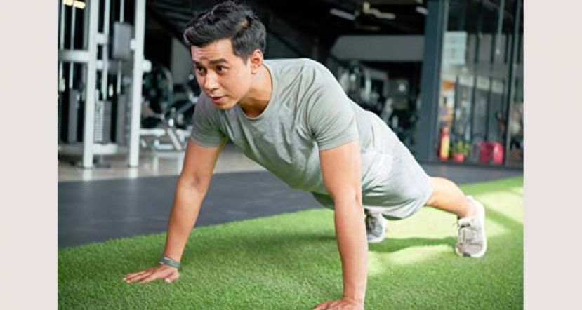 练全身肌肉 伏地挺身有6大好处