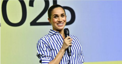 英国哈利王子的老婆梅根。