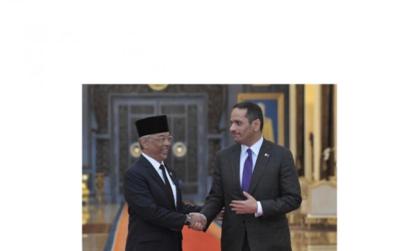 国家元首接见卡塔尔副首相兼外交部长穆罕默德