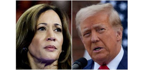 贺锦丽与特朗普角逐白宫大位，吸引全球关注。