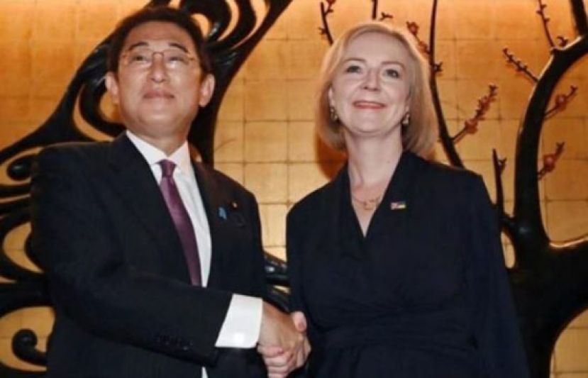 英国首相特拉斯和日本首相岸田文雄将合作应对中国威胁。