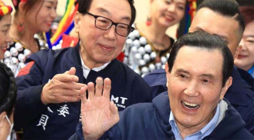 马英九谈德媒专访原意两岸要有互信避免战争。