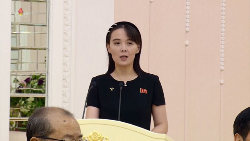 金与正再度炮火全开。