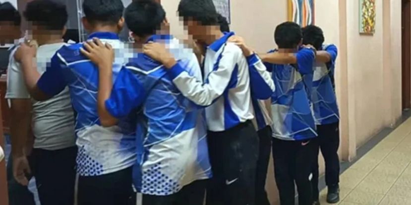 沙巴教育局配合警方采取行动 调查斗湖几名学生在校外打斗的事件
