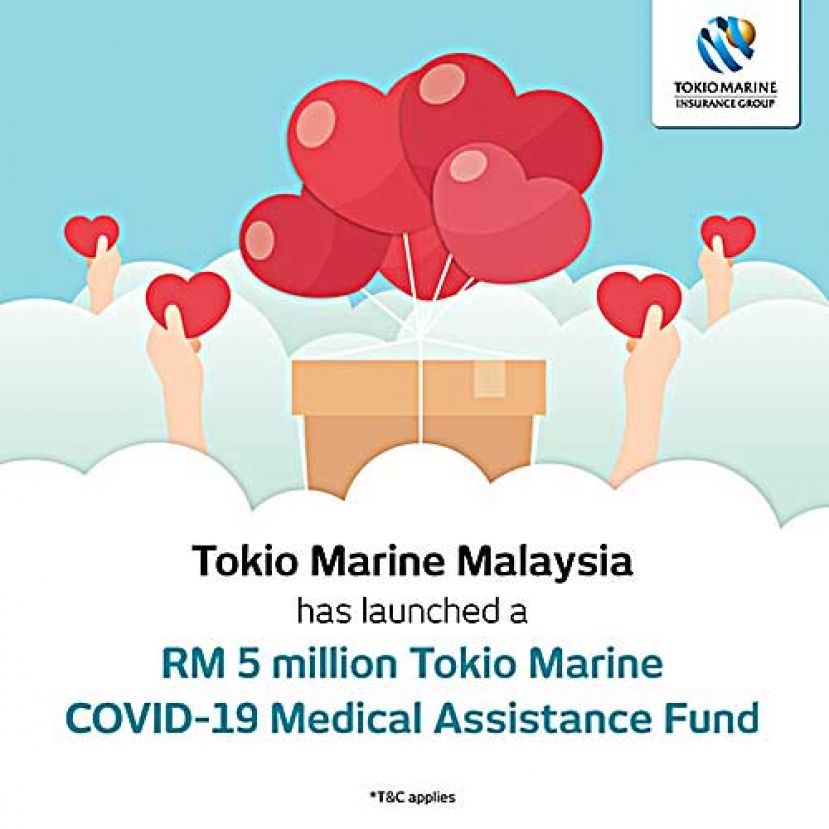 马来西亚东京海上保险公司设立 &ldquo;东京海上新冠肺炎医疗援助基金&rdquo; 旨在这艰难时期为客户提供援助