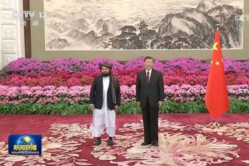 北京承认塔利班政府。