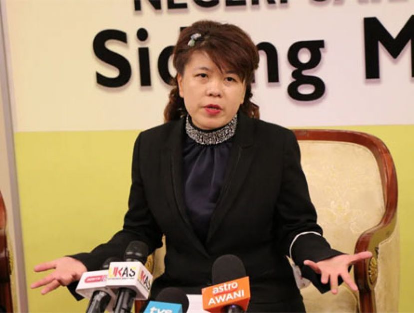 砂拉越民主行动党朋岭区议员杨薇讳。