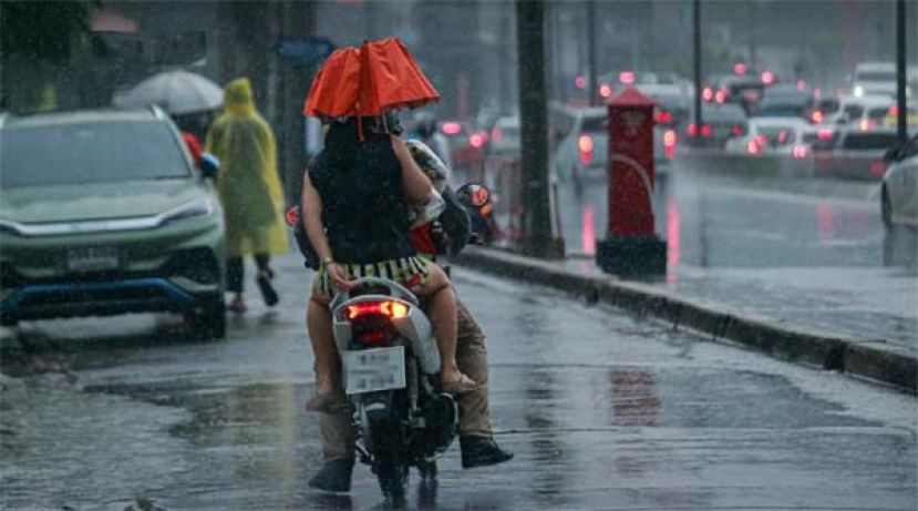 泰国气象局警告全国強降雨，颱風&ldquo;卡吉基&rdquo;持续肆虐。