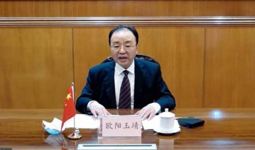 中国大使欧阳玉靖。