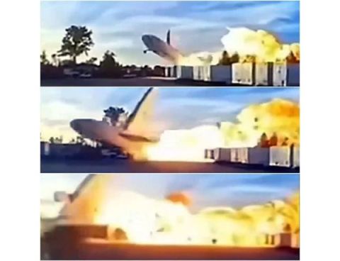 美国UPS货运机起飞不久后坠毁在肯塔基州路易斯。