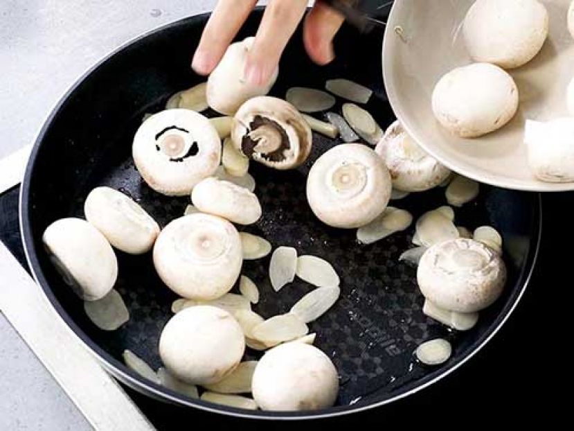 白蘑菇含高钾防中风