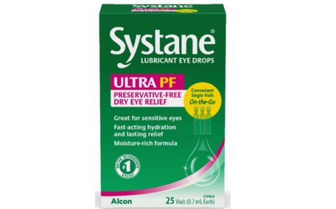 爱尔康Systane Ultra PF人工泪液眼药水在美下架回收。