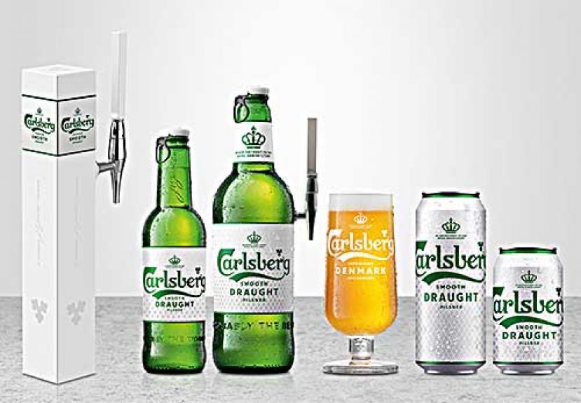Carlsberg 顺啤亮相&ldquo;形象焕然一新，口味顺滑依旧&rdquo; 崭新包装,如今生啤也登场了，带来更好的饮酒体验。