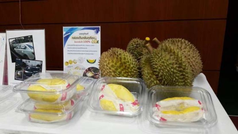 “Ozone Box”，使用PET材质生产，轻巧而耐用，保证榴梿气味绝对不外泄，隔绝气密度达到100%。