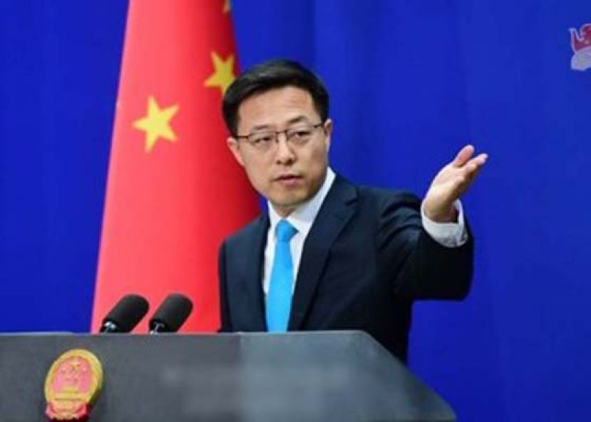 赵立坚批评，美国经常在南海制造事端，不利于地区和平。