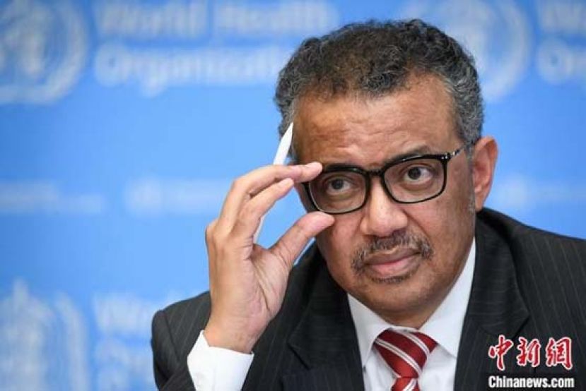 资料图：世界卫生组织总干事谭德塞。
