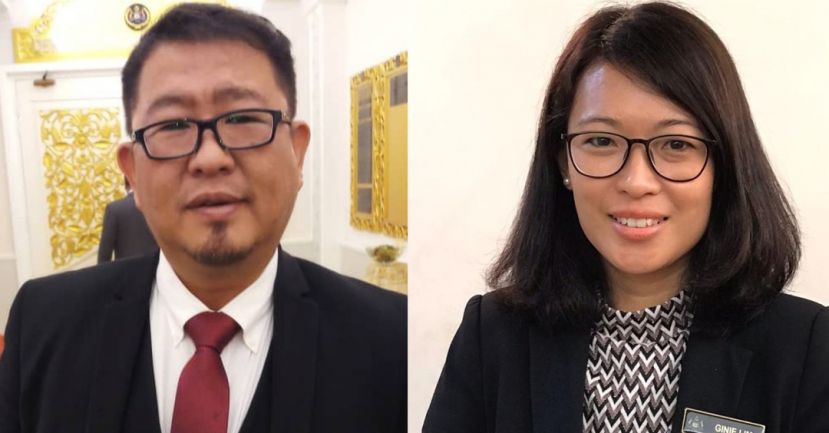 ●（左）再拉尼与林秀凌。