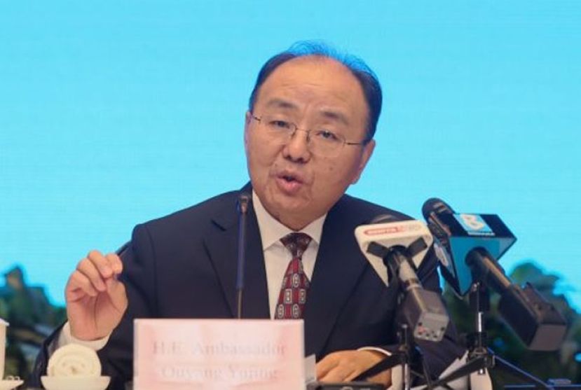 中国驻马大使欧阳玉靖。