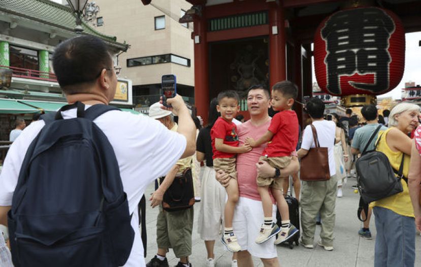 中国发布旅游禁令後，前往日本的中国团体旅客减少。