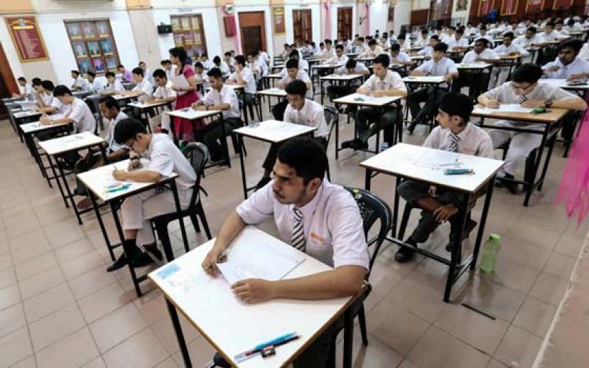 大马高级教育文凭考试。(档案照片)