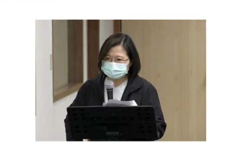 针对港版国安法，蔡英文接受台媒采访。