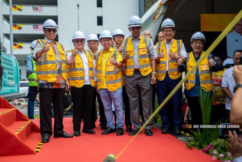 美里滨海大桥的动工建设  耗资4亿5000万令吉的滨海大桥将耗时4年建成