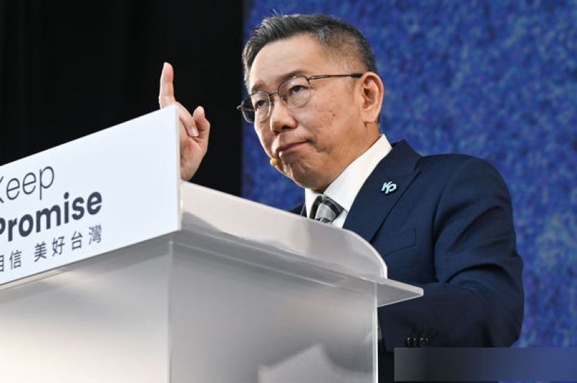 柯文哲被外媒喻为台湾政坛黑马。