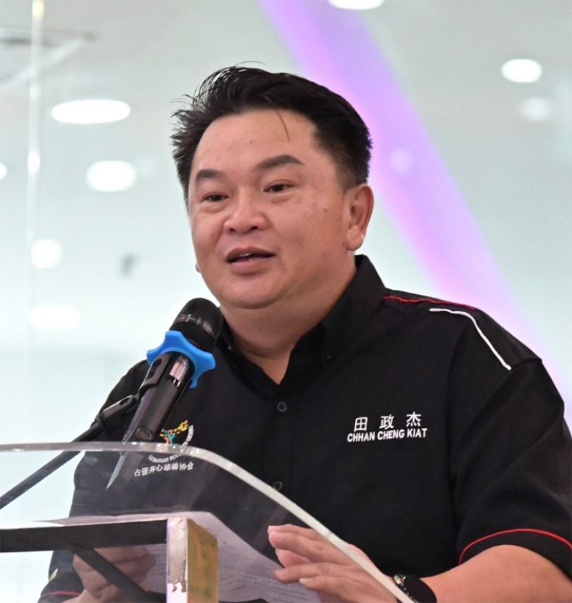 古晋齐心慈善协会主席田政杰。