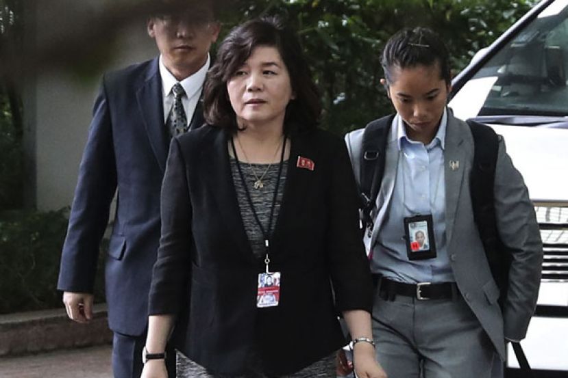 朝鲜外务相崔善姬。