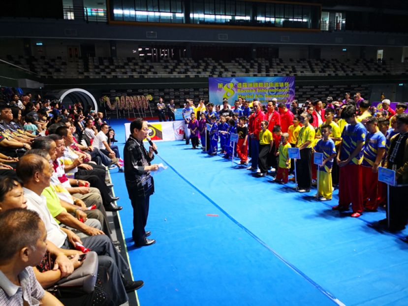 天猛公拿督刘利民呼吁政府资助武术活动。