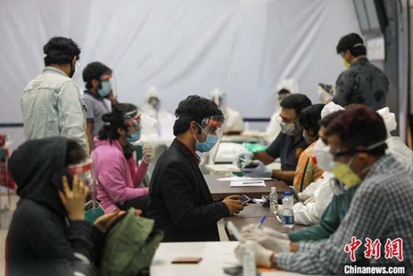 疫情下的印度。