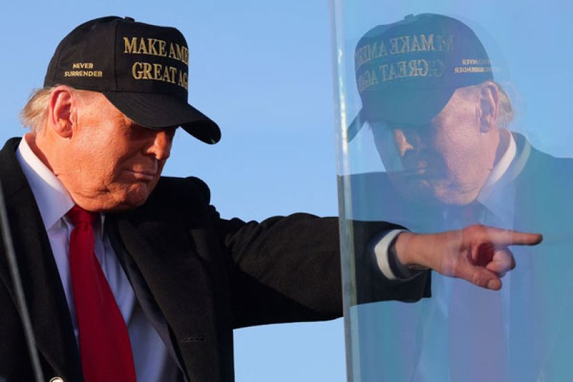 美国前总统、共和党候选人特朗普。