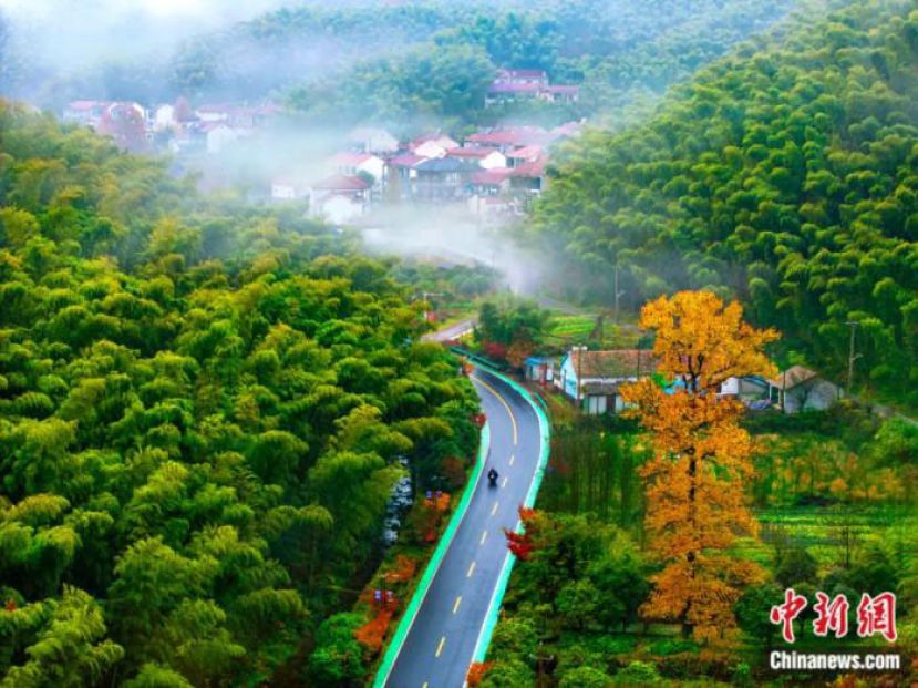 广德乡村景色。