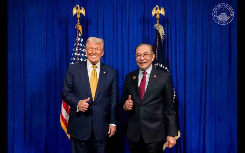 安华与特朗普简短会晤  审视此前马美的双边会谈成果