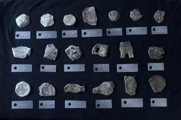 佛州海底惊现西班牙沉船新宝藏，总值420万金银币重见天日。