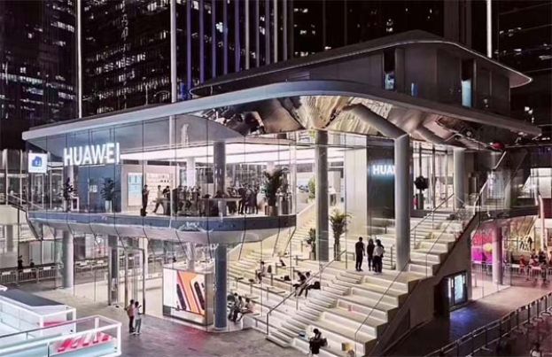 位于深圳的华为旗舰店。