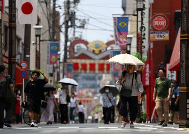 日本今年酷暑日已达10天刷新纪录。