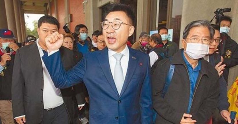 江启臣肯定“九二共识”的贡献。